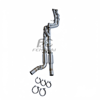 Système d'échappement intermédiaire à longueurs égales en SUS304 pour BMW M3 M4 F80 F82 F83 S55 3.0T 2015-2019, conception en Z avec résonateur, amélioration performance course
