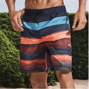 <b>Mens</b> Swim <b>Trunks</b> Wholesale Spandex / Polyester Bathing Suits Quick Dry Mesh Lining Swimsuits Beach Shorts - Product Image 3