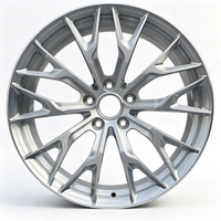 Jantes en alliage forgé monobloc 21 pouces Hyper Silver, état neuf, PCD 100mm pour Porsche 911 5x130 PCD 20 25 30 40 35 ET, MOQ 4 pièces