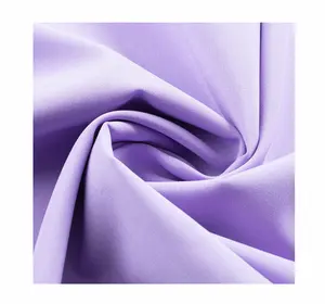 数码印花供应商蕾丝素色棉帆布面料100% 棉面料服装
