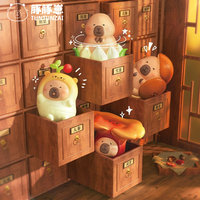 Authentiques haricots de la série Tuntunzai Jitangyangsheng, mini-haricots Tuntunzai en boîte Bling, prix de gros, 40 pièces par ensemble