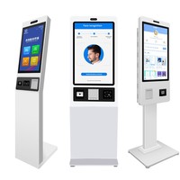 Système de gestion de files d'attente Qmatic Smart Bank Win10 avec appel de client et affichage LCD LED – Équipement de service