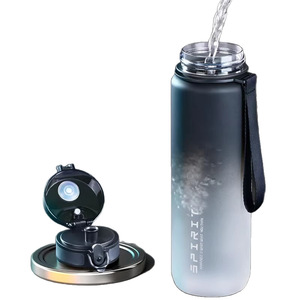 กระติกน้ำกีฬา Space Cup ขนาด 650 มล. สีไล่ระดับ พกพาสะดวก ใช้สำหรับออกกำลังกาย - Product Image 2