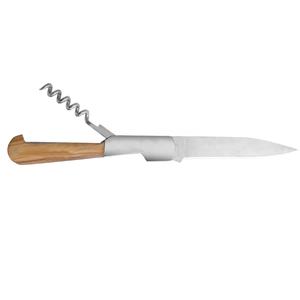 फ्रेंच कोर्सिकन गिलॉच स्प्रिंग रिसेस बोल्स्टर स्लिप जॉइंट पिन ऑलिव वुड हैंडल कॉर्कस्क्रू क्लासिक फोल्डिंग वेंडेट्टा चाकू - Product Image 4