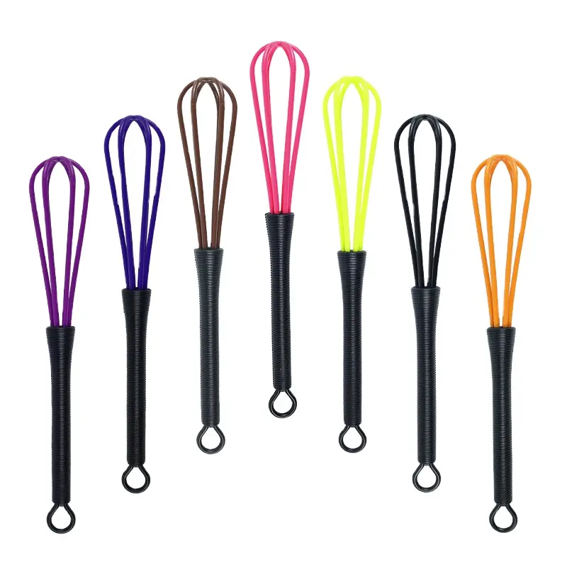Super Salon Colorful Hairdressing Dye Cream Whisk Plastic Hair Color Mix Sticks Paint Barber Stirrer Hair Styling Tool