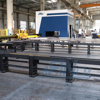 Ligne de machines de découpe laser pour poutres en acier profilé à 5 axes