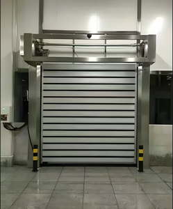 <span class=keywords><strong>Porte</strong></span> spirale industrielle anti-vent en <span class=keywords><strong>aluminium</strong></span> haute vitesse |   <span class=keywords><strong>Porte</strong></span> à enroulement automatique pour entrepôt et usine - Product Image 1