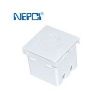 Haut-parleur Bluetooth mural de table 45*45 Haut-parleur domestique Salle de lecture Canapé Petit haut-parleur en plastique blanc XJY-LY-03