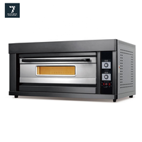 Four à pain au gaz en acier inoxydable avec contrôle de température, 4 niveaux, 16 plateaux pour la cuisson du pain, des produits laitiers, du maïs et du lait