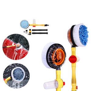 <span class=keywords><strong>Brosse</strong></span> de lavage de voiture rotative automatique à 360 degrés avec flux d'eau intégré et poils doux pour le detailing automobile - Product Image 4