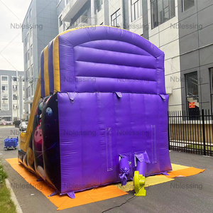 Alquiler de Tobogán Acuático Inflable Doble de PVC Comercial para Niños, Tamaño Personalizado, Certificado CE, Tobogán Acuático Inflable para Exteriores - Product Image 6