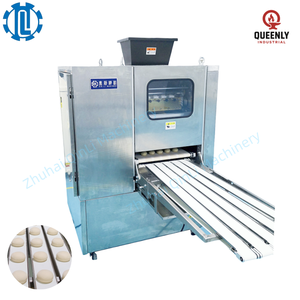 Machine à boulettes de pâte entièrement automatique en acier inoxydable, pour pains à burger, pizzas, biscuits, pain, avec diviseur de pâte à 5 rangées - Product Image 6