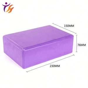 Blocchi di Yoga con Logo personalizzato in fabbrica di colore verde per yogi - Product Image 2