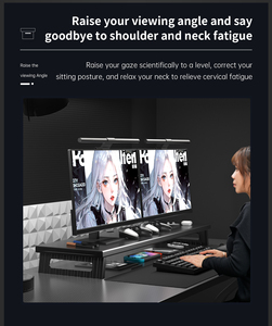 New 32-inch màn hình máy tính đứng có thể gập lại với cổng USB 90 độ nghiêng giữ hai hiển thị - Product Image 3