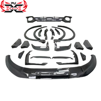 Kit de conversion de voiture pour Audi RSQ8, style AB, fibre de carbone, lèvre avant, diffuseur arrière, sourcil de roue, évents d'air