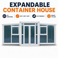 Maison conteneur extensible écologique haut de gamme 20ft 40ft, maison préfabriquée modulaire, bureau ADU, bâtiment CE ISO9001 OEM/ODM