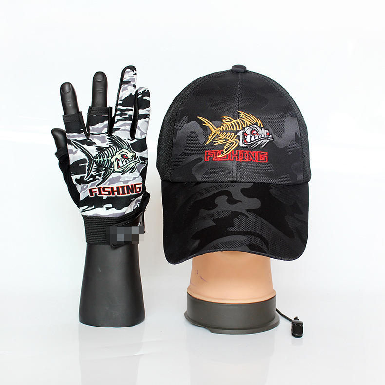 หมวกสีดำ+ถุงมือ