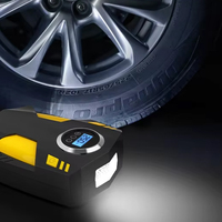 Gonfleur de pneus de voiture numérique multifonctionnel Mini compresseur d'air sans fil rechargeable avec écran LED Outil d'urgence Pompe à air de voiture