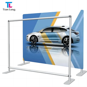 TianLang Portable 3D Pop-up Displays Stand Easy Install Fabric Photo Booth Telón de fondo para ferias comerciales - Product Image 2