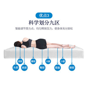 Colchón de Látex Firmeza Media Blanco Hipoalergénico Para Uso en Dormitorio - Product Image 3