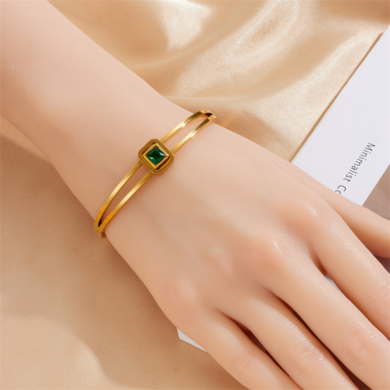 316l stainless steel 18k gold mecklace