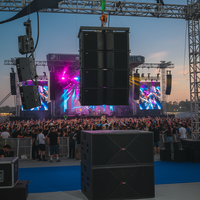 Enceinte Line Array Passive Bi-amplifiée SLA-8C à Double Haut-parleur de 8 Pouces, en Contreplaqué de Bouleau 15 Plis, Audio Scénique Professionnel, Fréquence 60Hz-18kHz