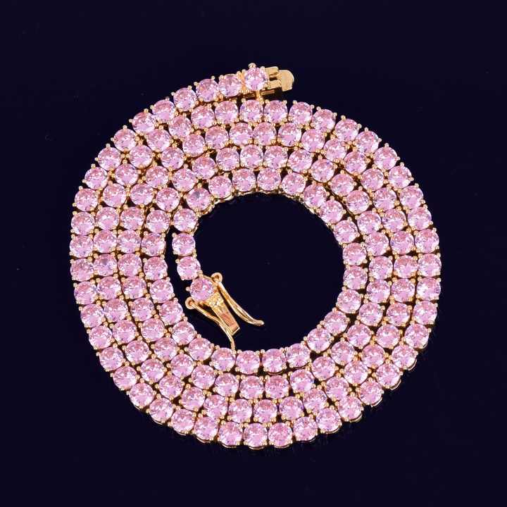 19so 24/7 Pink Gold Ball Chain Necklace - アクセサリー 