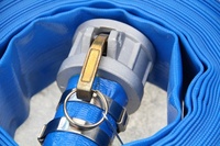 Tuyau plat en Pvc coloré, 5 1 2 3 4 5 6 12 14 16 pouces, livraison d'eau solaire