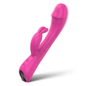 Xu hướng sản phẩm 2023 New arrivals âm vật âm đạo G Spot Rabbit Vibrator với chức năng sưởi ấm cho phụ nữ vibrators