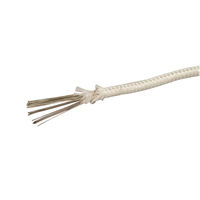 GN500 Mica Fibre de Verre Tressé 500C 500 Degrés Haute Température Résistant au Feu Four Électrique Cuisson Chauffage Câble Fil