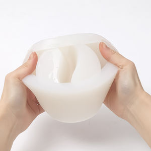 Molde de silicona ecológico Nicole Yin Yang para velas con tapa, para decoración del hogar, personalizable - Product Image 2