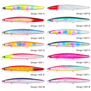 Yüzer Minnow ultra-uzun döküm Seabass balıkçılık cazibesi STINGER 163mm 31g deniz balıkçılık Haed yemler - Product Image 2