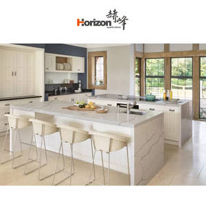 Horizon olmayan gözenekli yapay yapay saydam calacatta taş calacatta beyaz kuvars taş yapay taş döşeme - Product Image 1