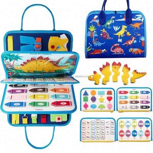 Nuevo Tablero de Actividades Sensoriales para Niños Pequeños, Juguetes Educativos para Viajes, Juguetes Montessori, Libro de Actividades de Fieltro - Product Image 2
