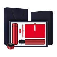 Bestseller-Produkte Thermos Cup UV-Regenschirm mit Cup USB Drive Diary Notebook und Pen Enterprise Geschenkbox-Set