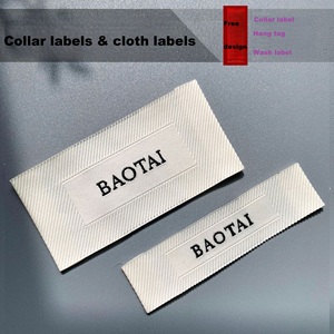 Etichette Tessute Personalizzate per <span class=keywords><strong>Abbigliamento</strong></span>, Etichette per Colletti e Tag, Marchi Tessuti ad Alta Densità, Marchi Personalizzati per <span class=keywords><strong>Abbigliamento</strong></span> Uomo e Donna - Product Image 4