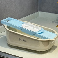 Keuken Groentewasmand Plastic vergiet Kom Fruitafvoerzeef Multifunctionele gootsteenafvoerbak Handmatig vaatwasmachinebestendig