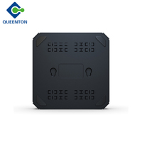 Boîtier TV Internet WIFI IEEE 802.11 B/G/N Android 10.0 X96Q STB Box en plastique noir, module TV Box pour FTTH