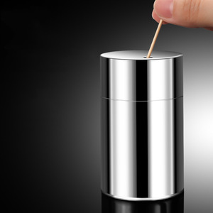 304 Stainless Steel <b>Toothpick</b> Holder Large Capacity Hotel Use <b>Toothpick</b> Container - Product Image 1