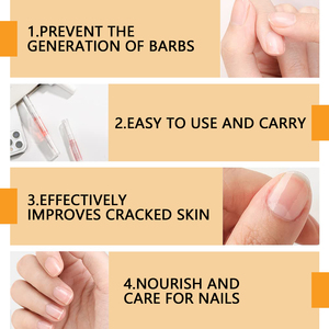 Huile de croissance des ongles parfumée aux fruits 3 ml, enrichie en vitamines, huile pour cuticules à la kératine, fortifiant pour les ongles, réparation des ongles endommagés, soin des ongles - Product Image 6
