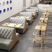 Ensembles de tables et chaises de restaurant modernes et durables, en bois massif, pour usage commercial, restaurants et hôtels.
