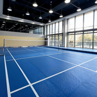 Revêtement de sol sportif Runsure en chlorure de polyvinyle à faible teneur en COV, installation rapide pour salle de danse, solution de pose rapide, norme australienne