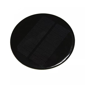 OEM/ODM rotonde piccole celle solari 5V 6V pannello solare personalizzato potenza 1W fai da te piccolo pannello solare epossidico dimensioni