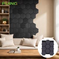 Panneau mural insonorisant en fibre de polyester de haute qualité, panneau mural acoustique rainuré en bois pour salon