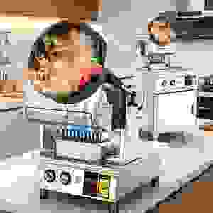 Machine à frire automatique en acier inoxydable 304, <span class=keywords><strong>robot</strong></span> de cuisson rotatif à gaz ou électrique pour restaurant, riz frit et nouilles - Product Image 1