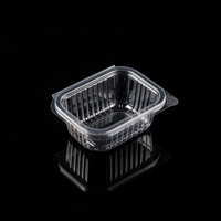 Boîte de boulangerie jetable transparente en PET pour viande, pain, croissant, gâteau roulé, choux à la crème, vente au détail, épicerie, traiteur, supermarché, vente en gros, OEM