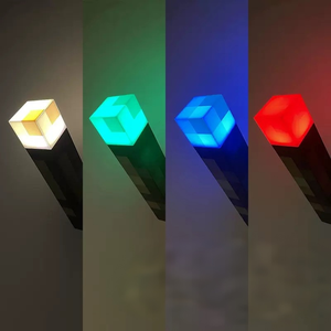 Penjualan laris lampu sorot batu coklat Mini lampu hias kamar tidur lampu malam LED lampu malam gesper isi ulang mainan anak gesper - Product Image 3
