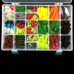 Ensemble <span class=keywords><strong>de</strong></span> leurres <span class=keywords><strong>de</strong></span> pêche avec leurres souples, hameçons, insectes, crevettes, queue <span class=keywords><strong>de</strong></span> grenouille, Kit <span class=keywords><strong>de</strong></span> leurres OEM usine, 301 pièces/boîte - Product Image 5