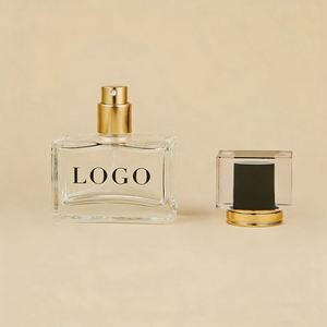 Botellas de Vidrio Cuadradas de 30ml y 50ml, Personalizadas en Pequeñas Cantidades, con Atomizador de Perfume Recargable y Cuello Roscado, para Envasado de Cosméticos - Product Image 3