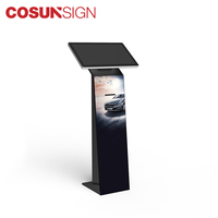 Kiosque tactile LCD le plus populaire avec SDK pour support de table d'hôtel, signalisation numérique sur piédestal, libre-service